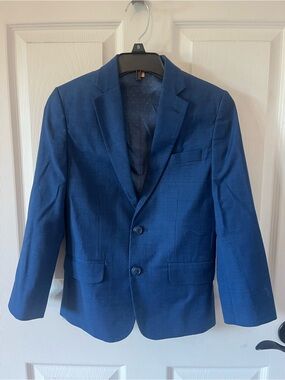 Boy’s Blue Two-Button Blazer